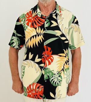NWOT⁠ ⁠men’s tropical floral shirt  Good Vibes (Drill Clothing Co.)  XL